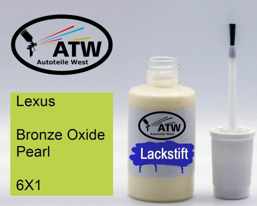 Lexus, Bronze Oxide Pearl, 6X1: 20ml Lackstift, von ATW Autoteile West.